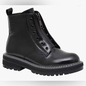 DUNES Women Combat Military Style Ankle Boots Shoes Size 6.5 M New